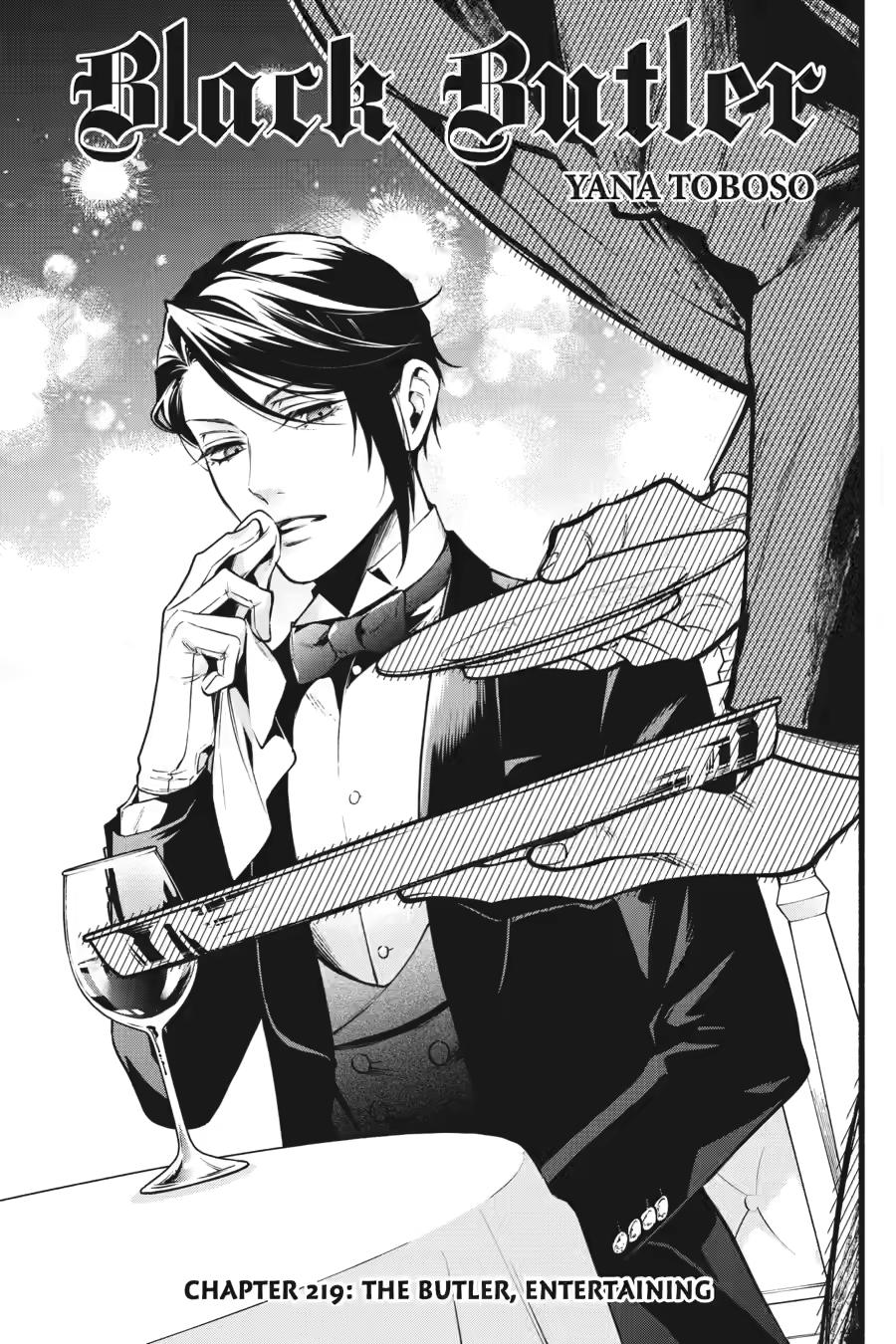 Black Butler Chapter 219 — page 1