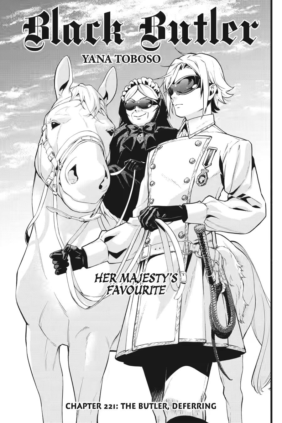Black Butler Chapter 221 — page 1