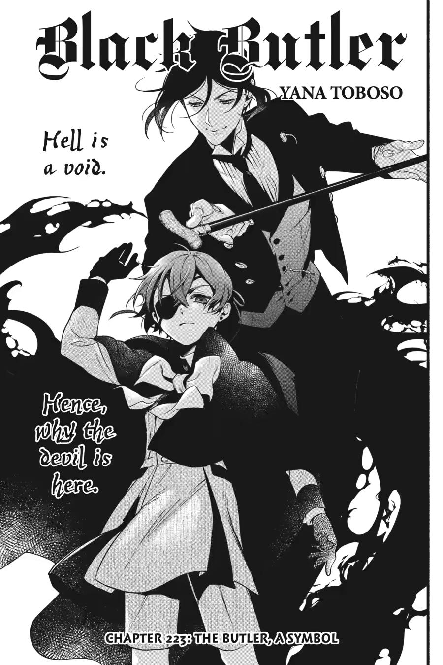 Black Butler Chapter 223 — page 1