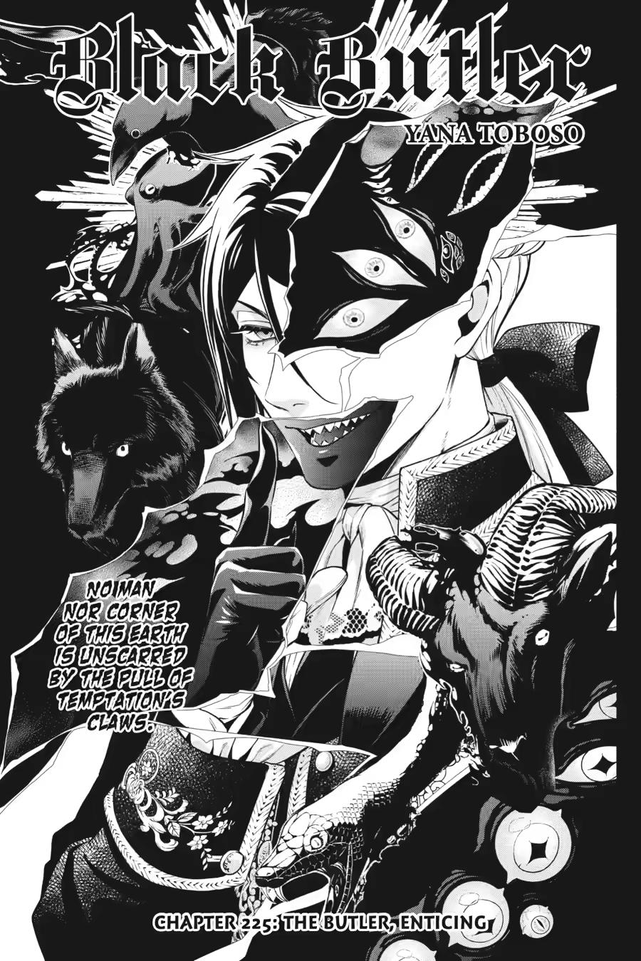 Black Butler Chapter 225 — page 1
