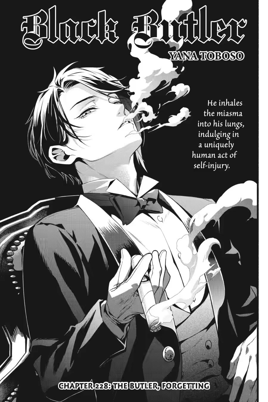 Black Butler Chapter 228 — page 1