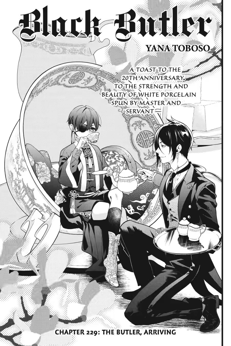 Black Butler Chapter 229 — page 1