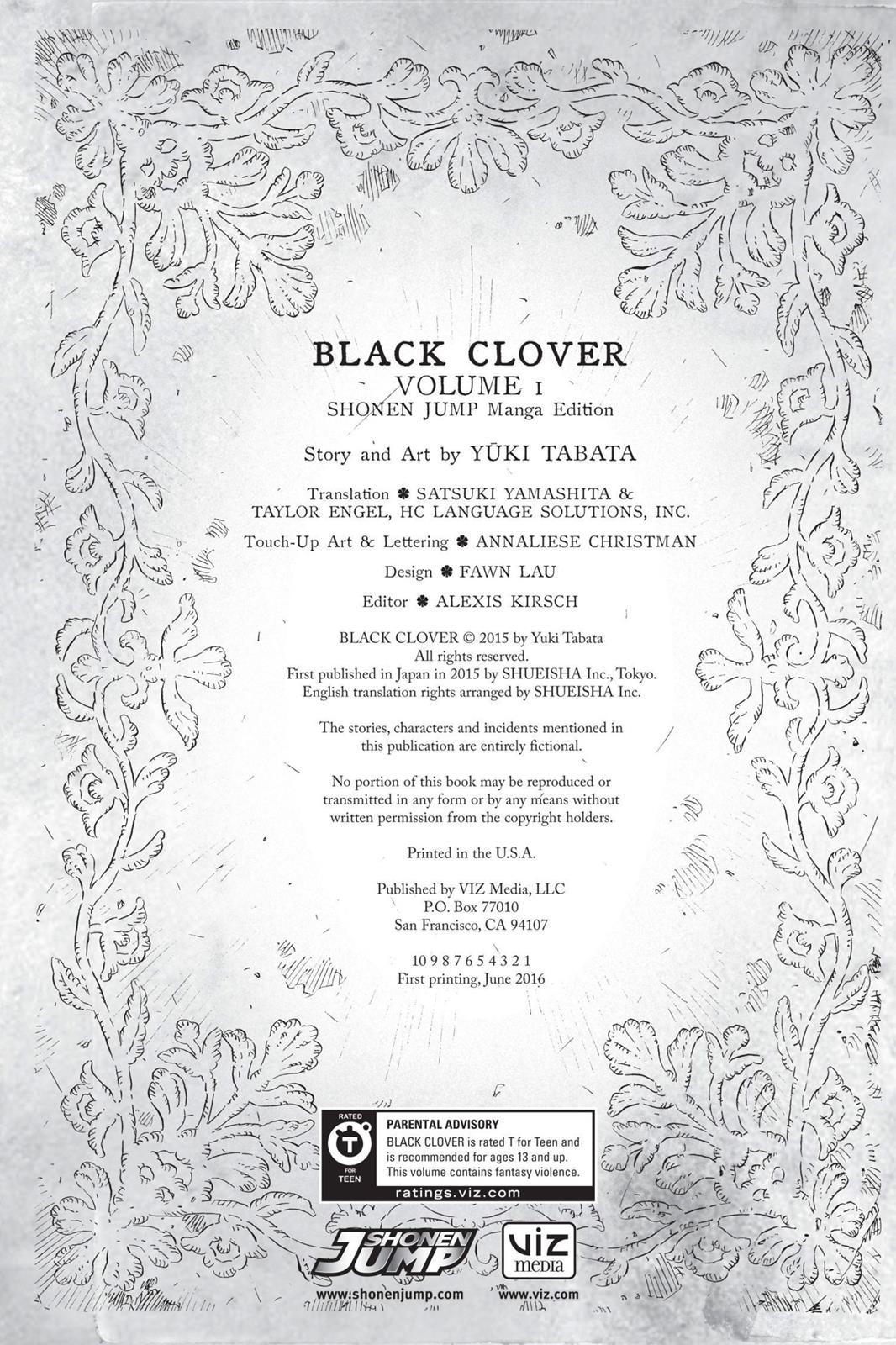 Black Clover Chapter 1 — page 3
