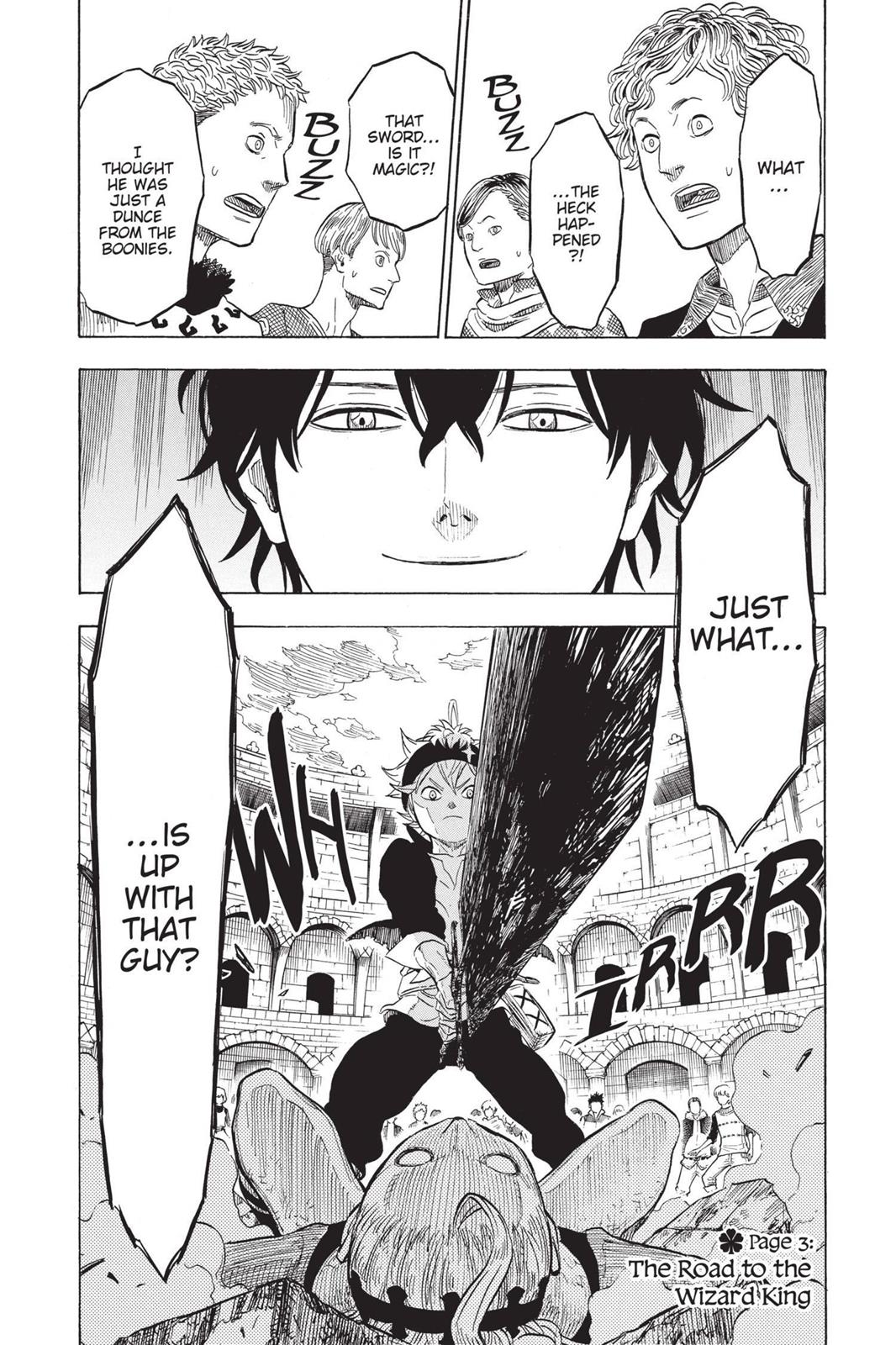 Black Clover Chapter 3 — page 1