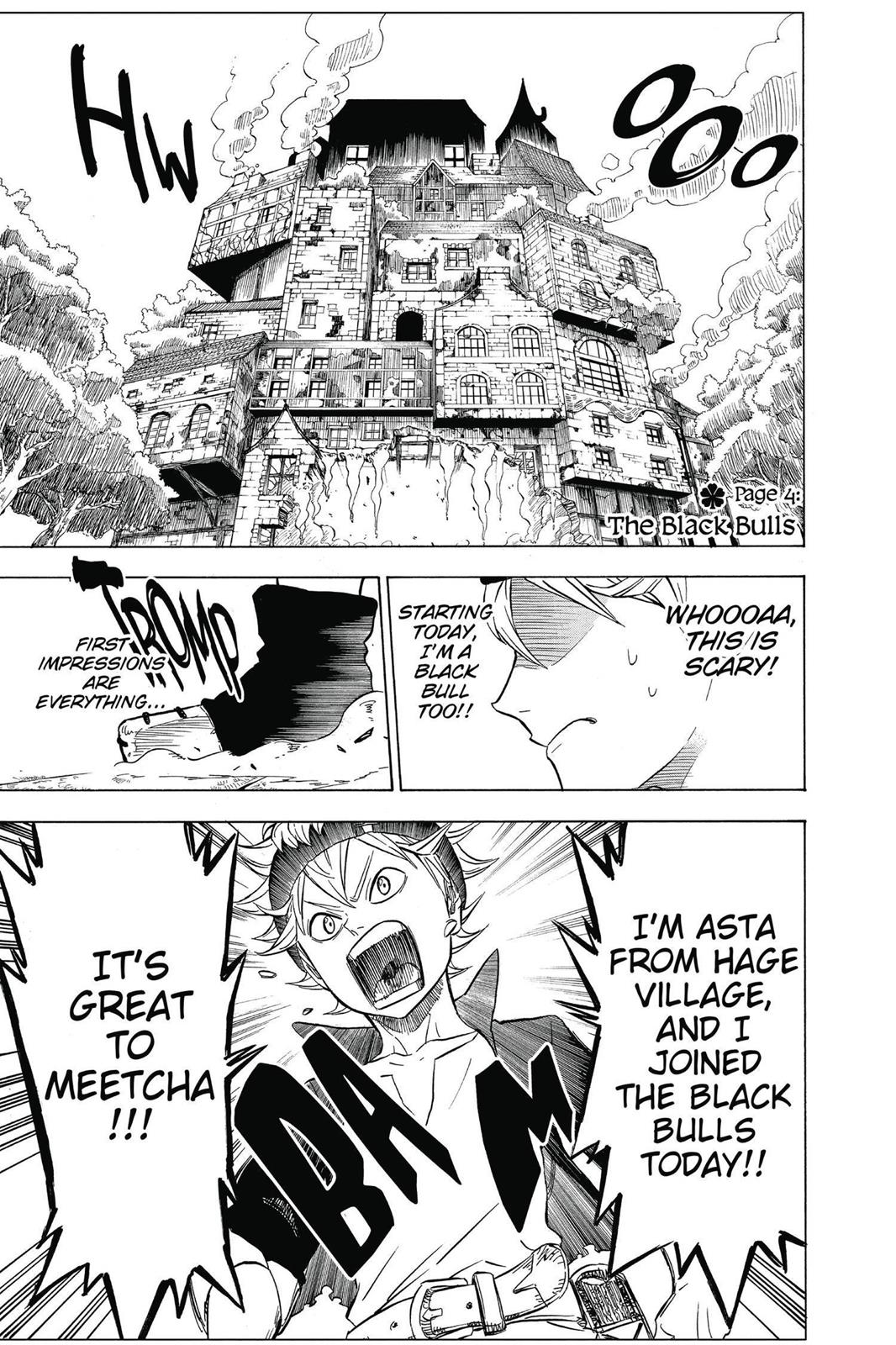 Black Clover Chapter 4 — page 1