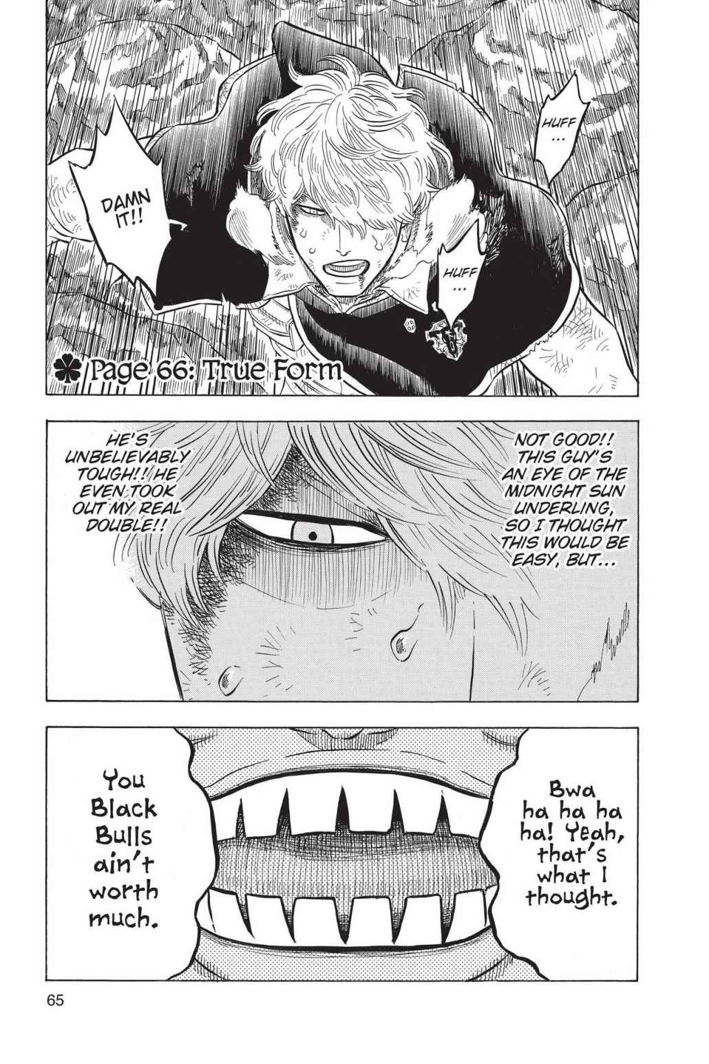 Black Clover Chapter 66 — page 1