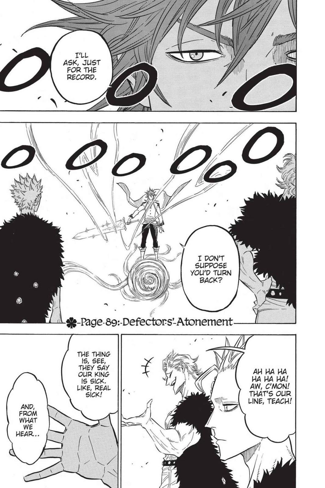 Black Clover Chapter 89 — page 1