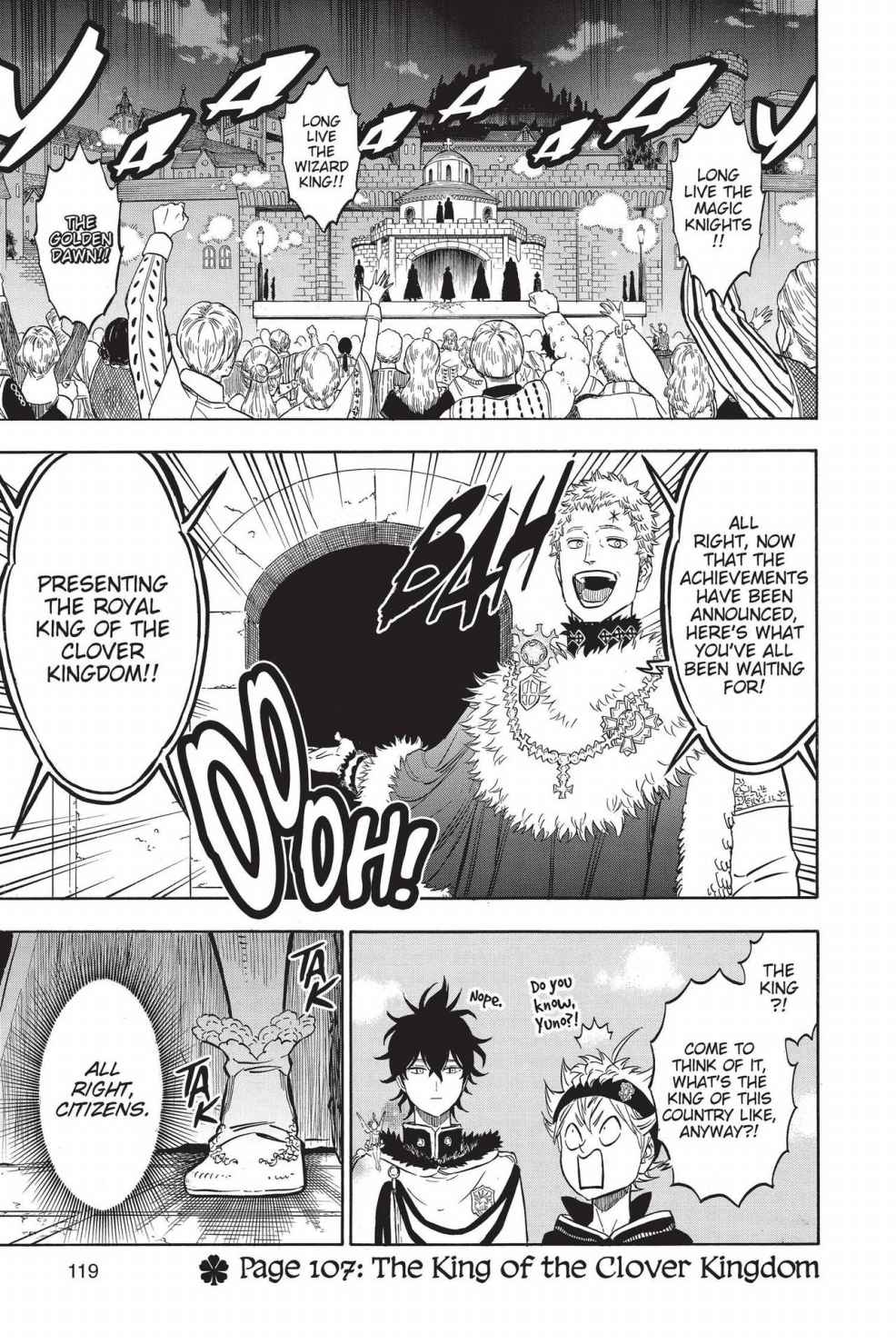 Black Clover Chapter 107 — page 1