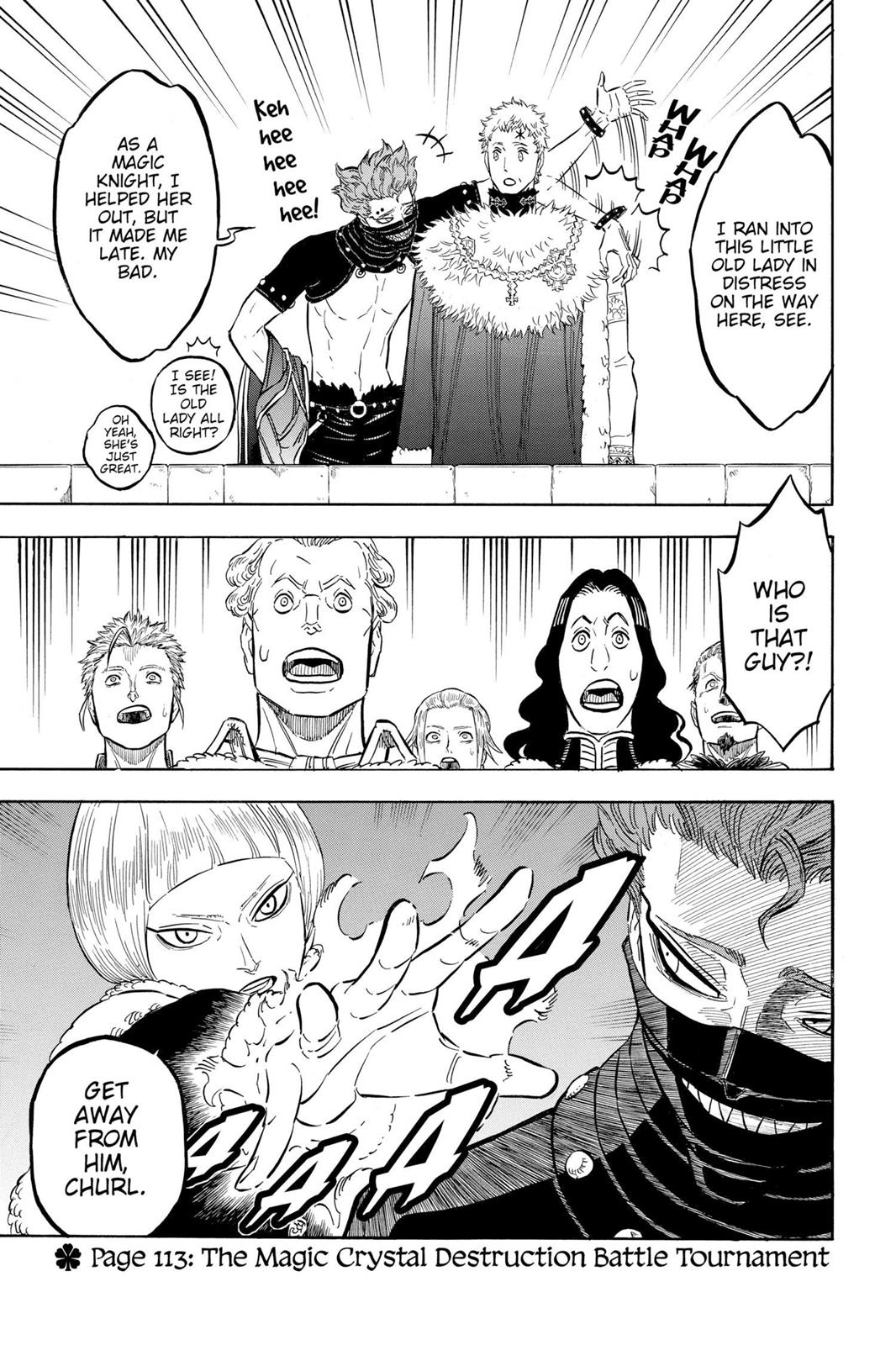 Black Clover Chapter 113 — page 1