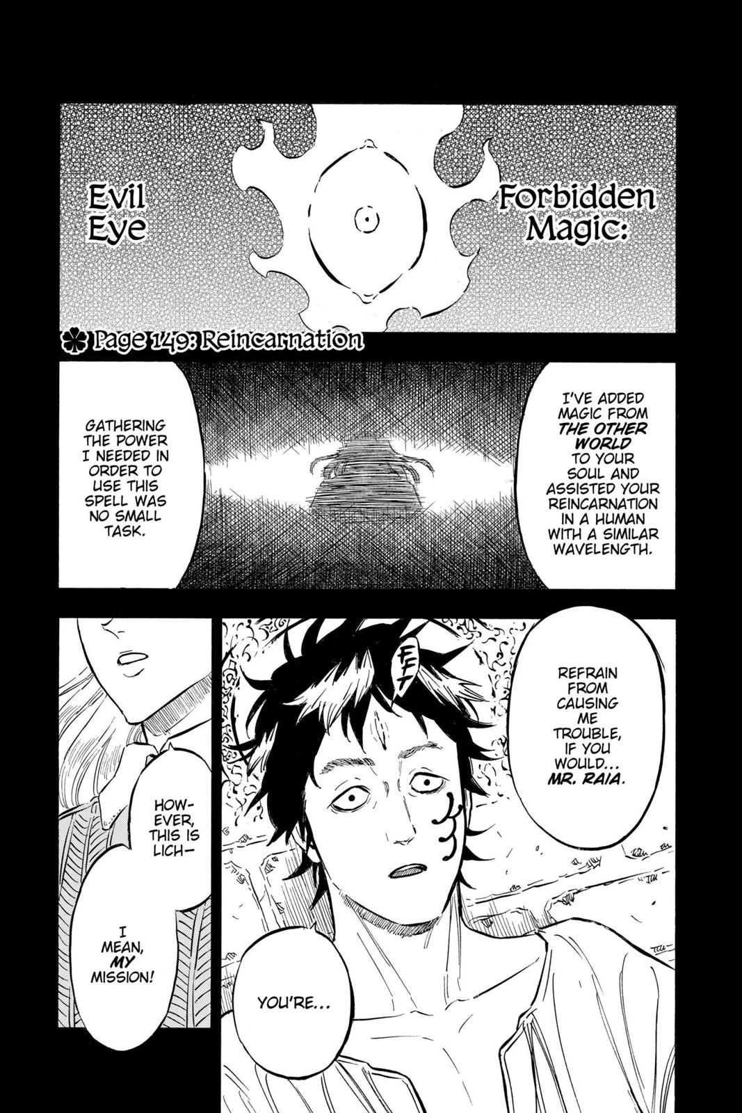 Black Clover Chapter 149 — page 1