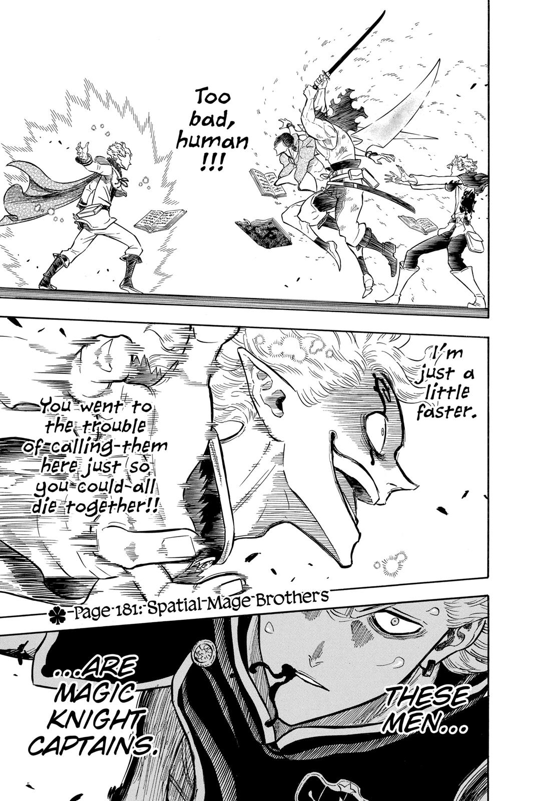 Black Clover Chapter 181 — page 1