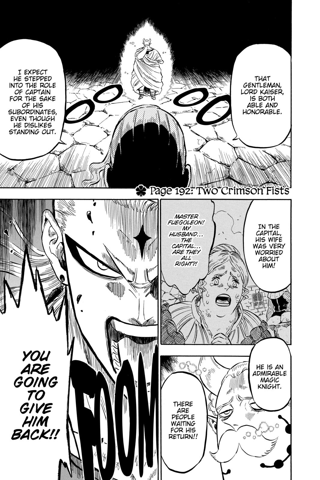 Black Clover Chapter 192 — page 1