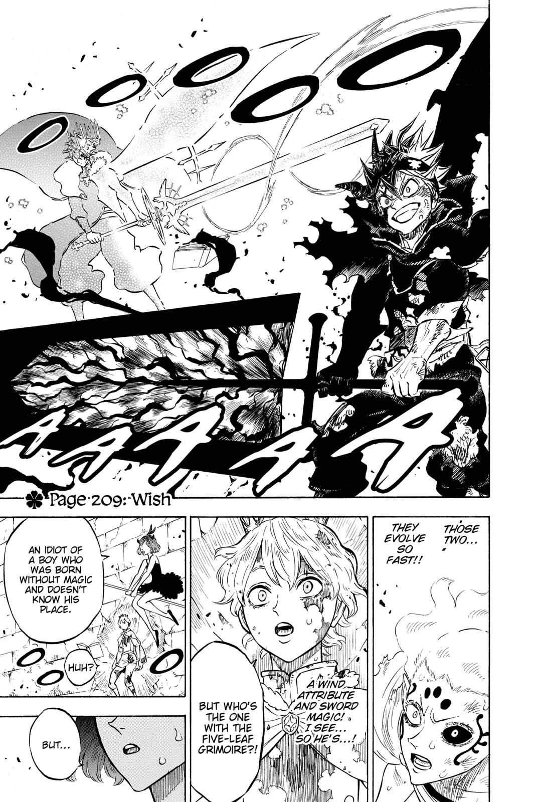 Black Clover Chapter 209 — page 1