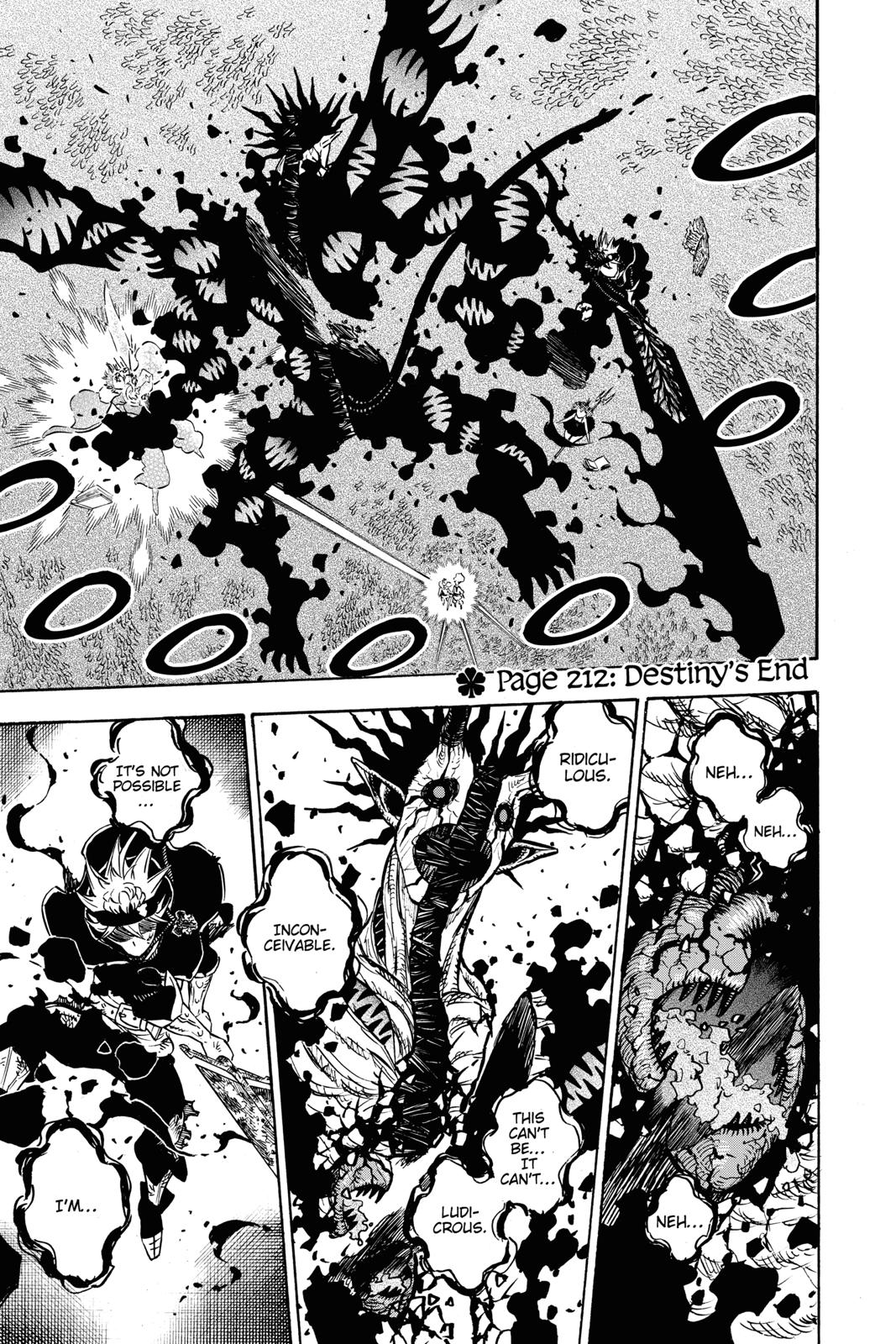 Black Clover Chapter 212 — page 1