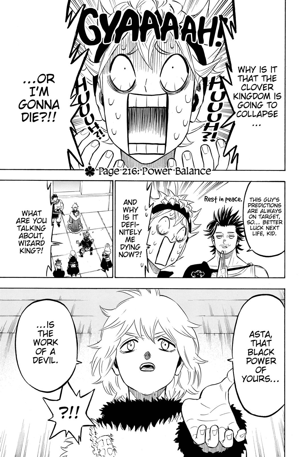 Black Clover Chapter 216 — page 1