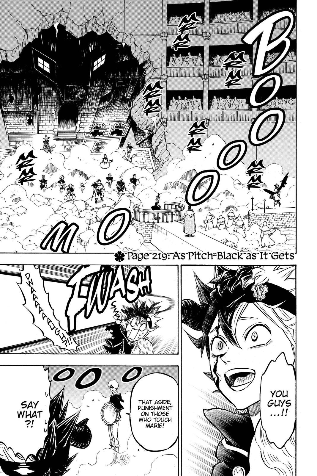 Black Clover Chapter 219 — page 1