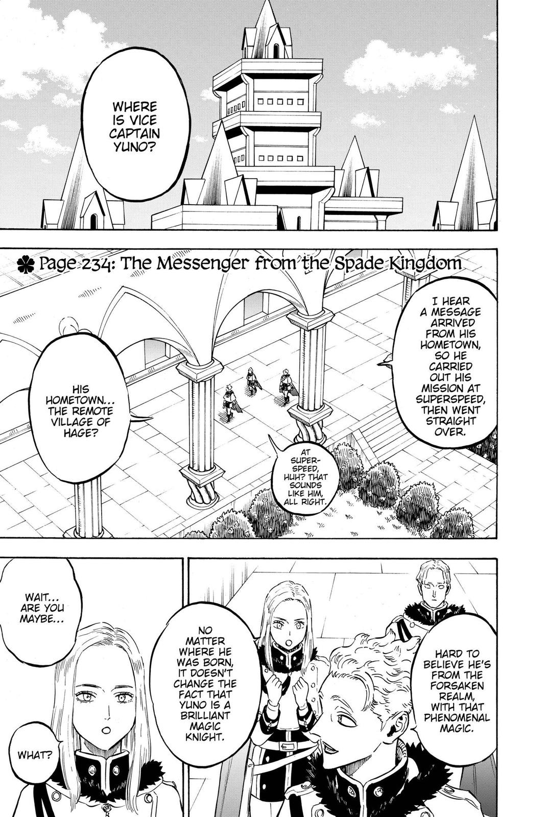 Black Clover Chapter 234 — page 1