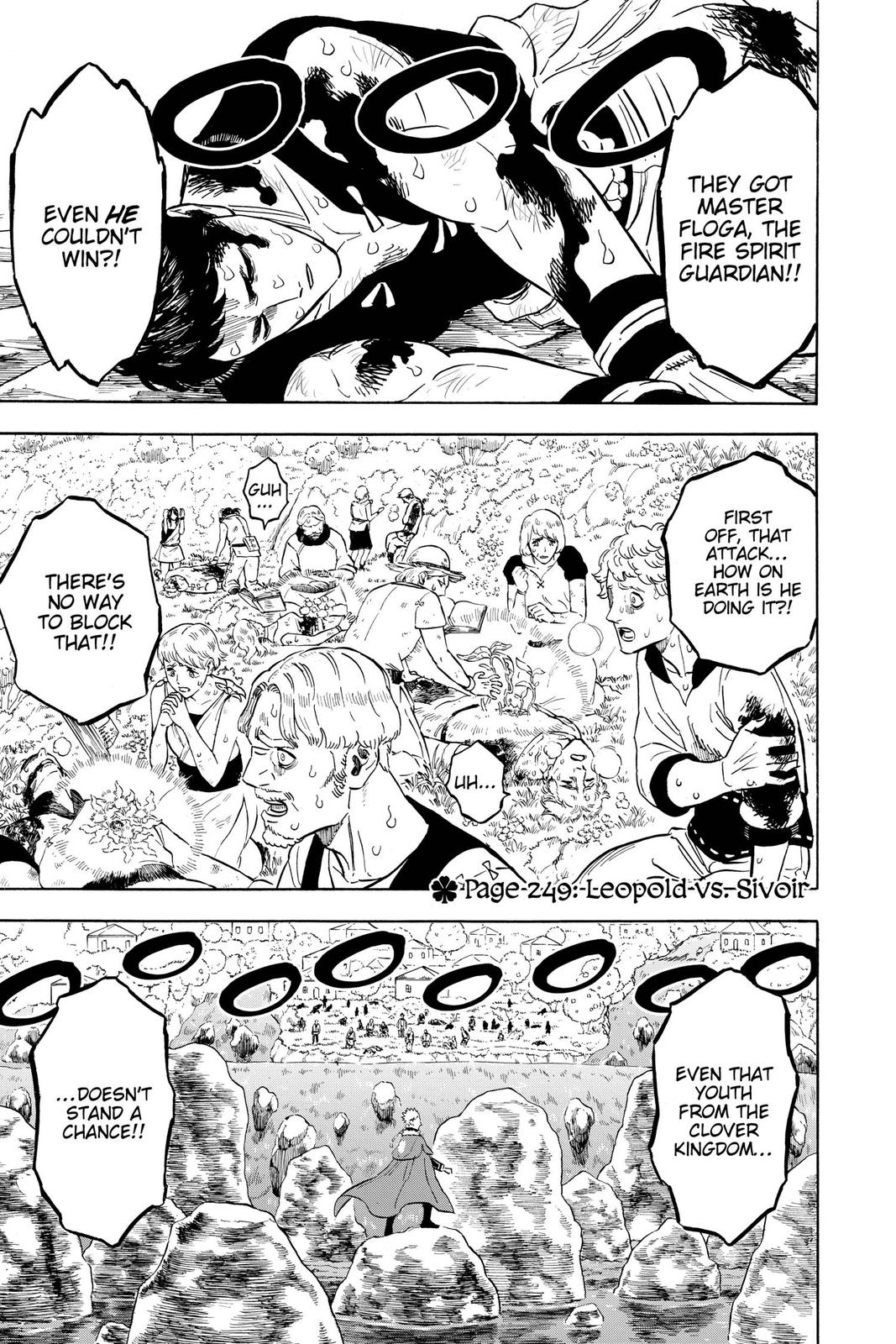 Black Clover Chapter 249 — page 1