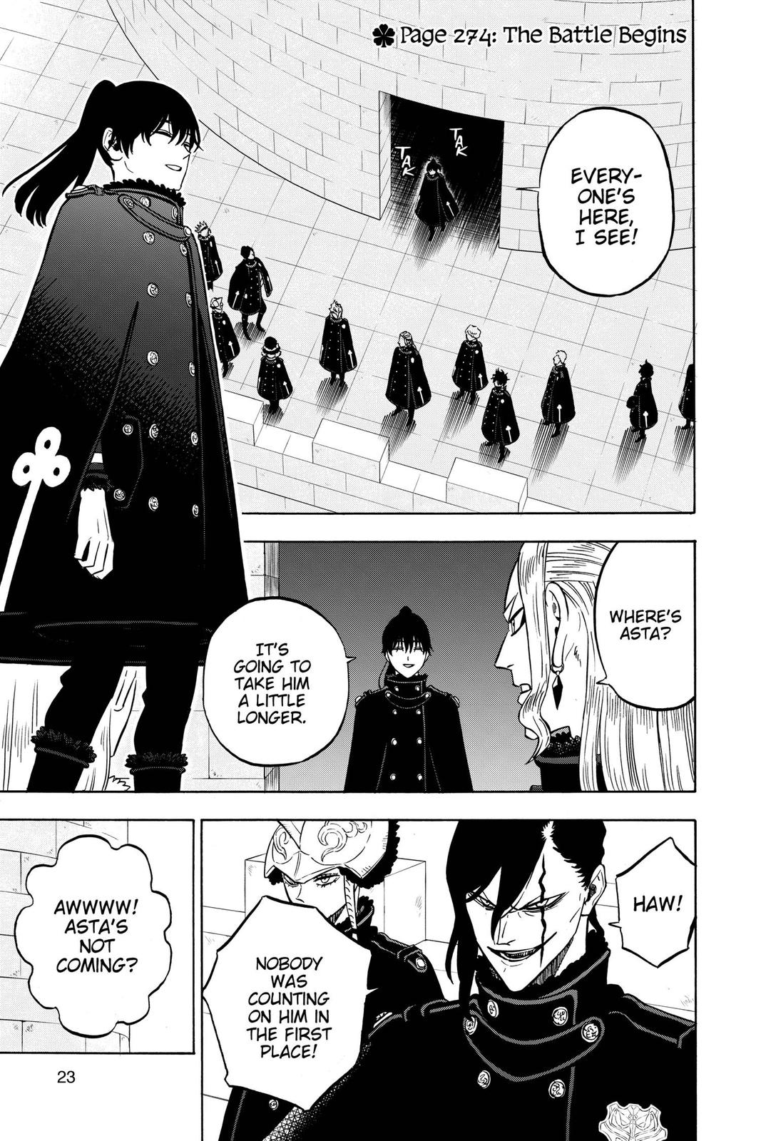 Black Clover Chapter 274 — page 1