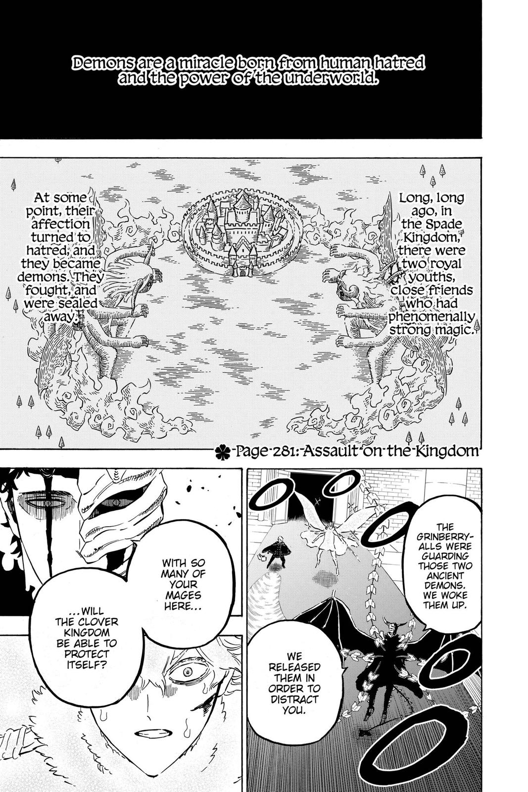 Black Clover Chapter 281 — page 1