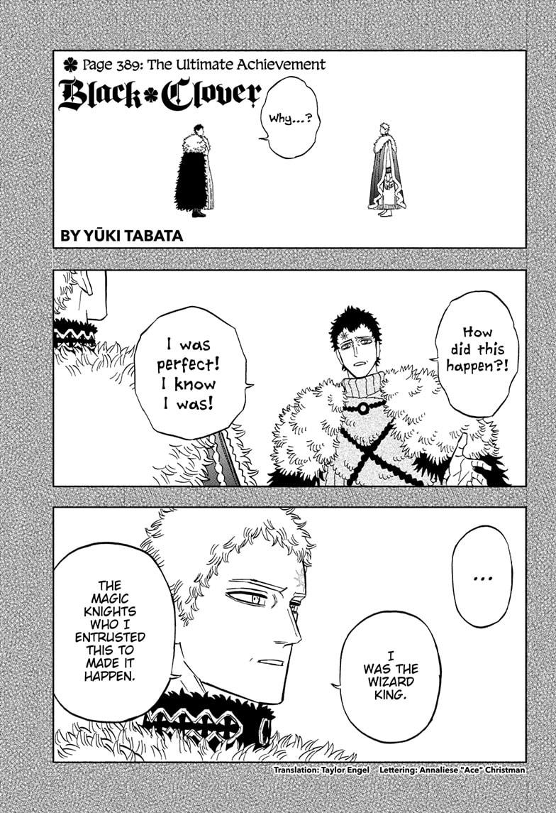 Black Clover Chapter 389 — page 1
