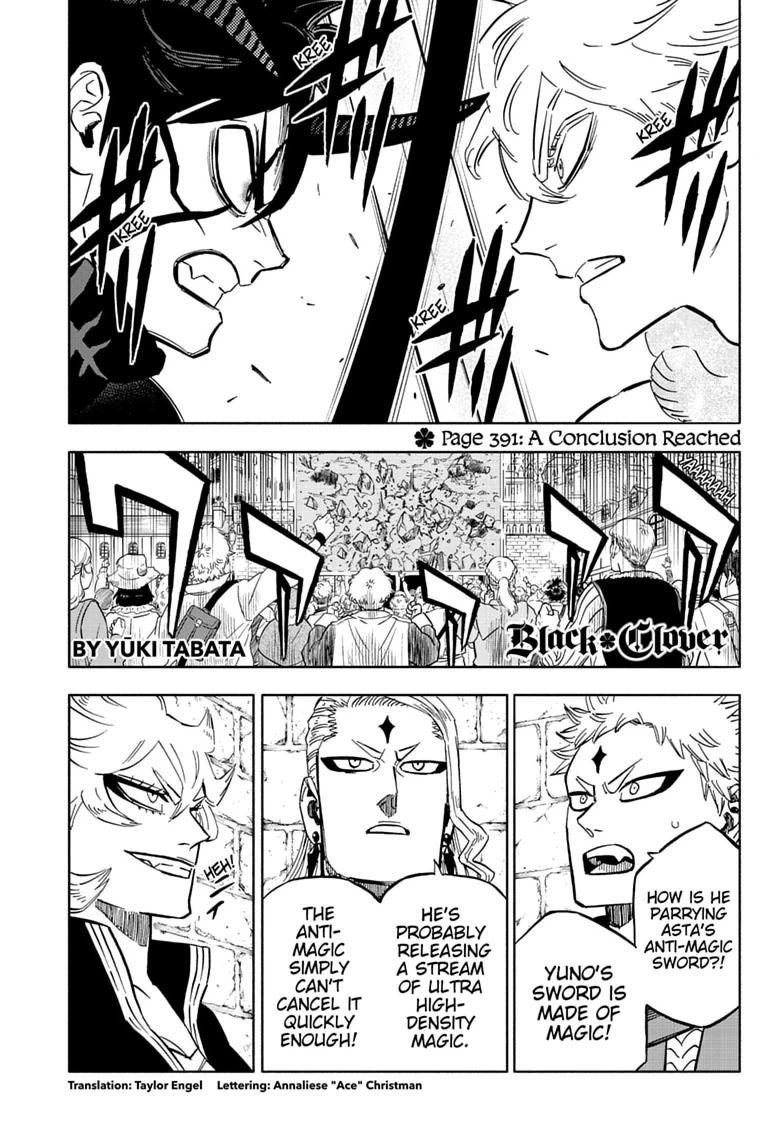 Black Clover Chapter 391 — page 1