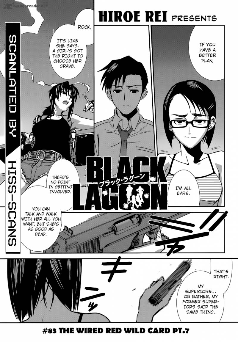 Black Lagoon Chapter 83 — page 1