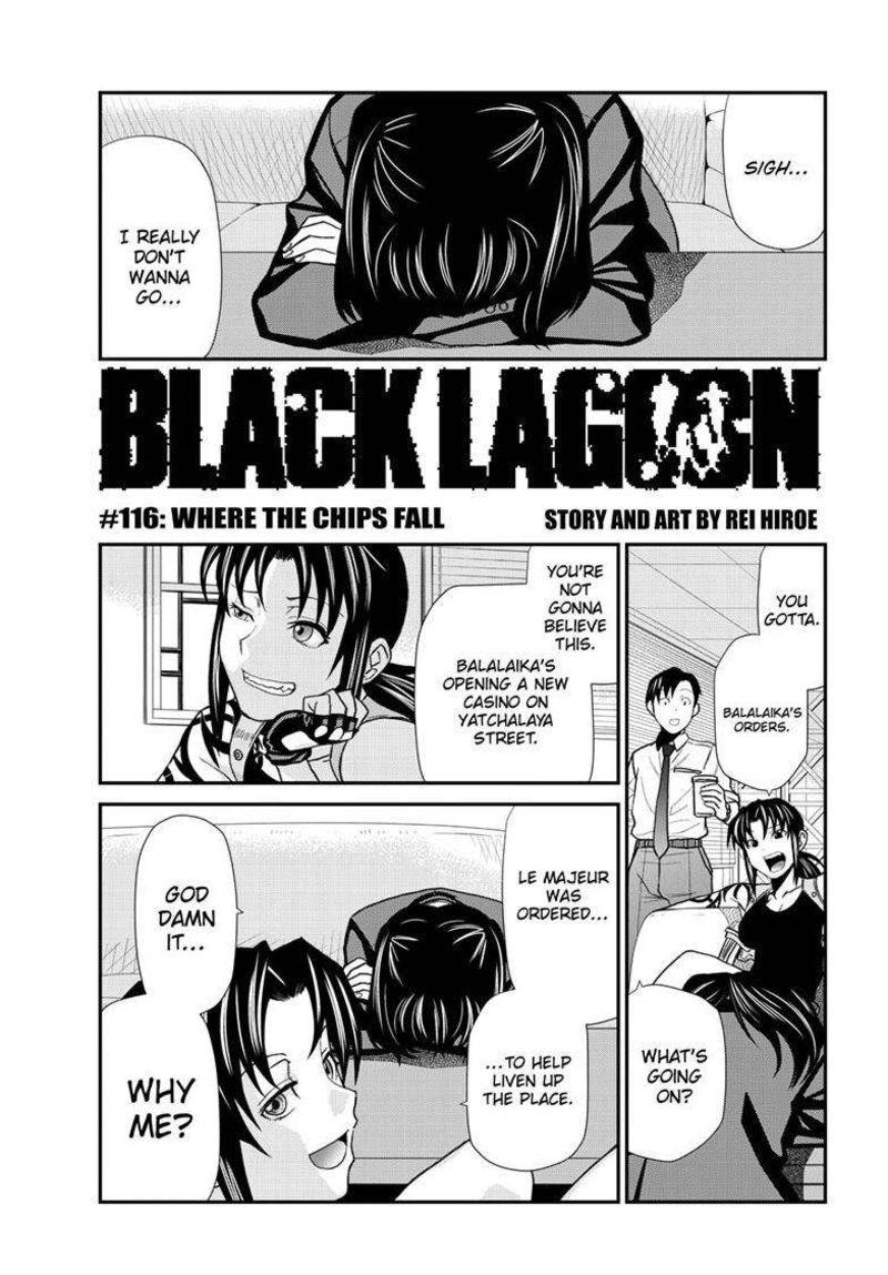 Black Lagoon Chapter 116 — page 1
