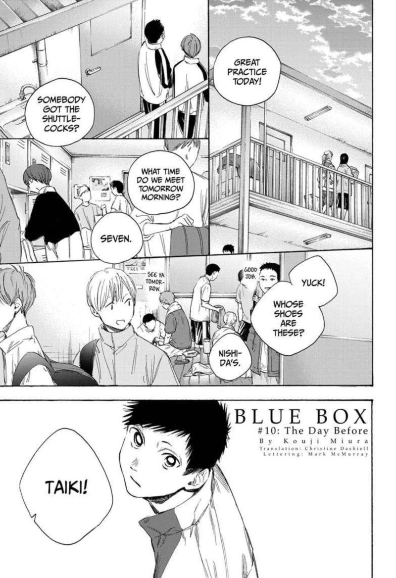 Blue Box Chapter 10 — page 1