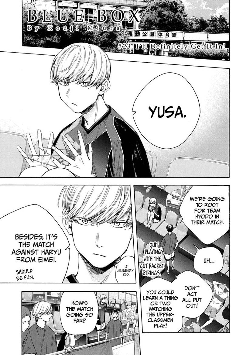 Blue Box Chapter 23 — page 1