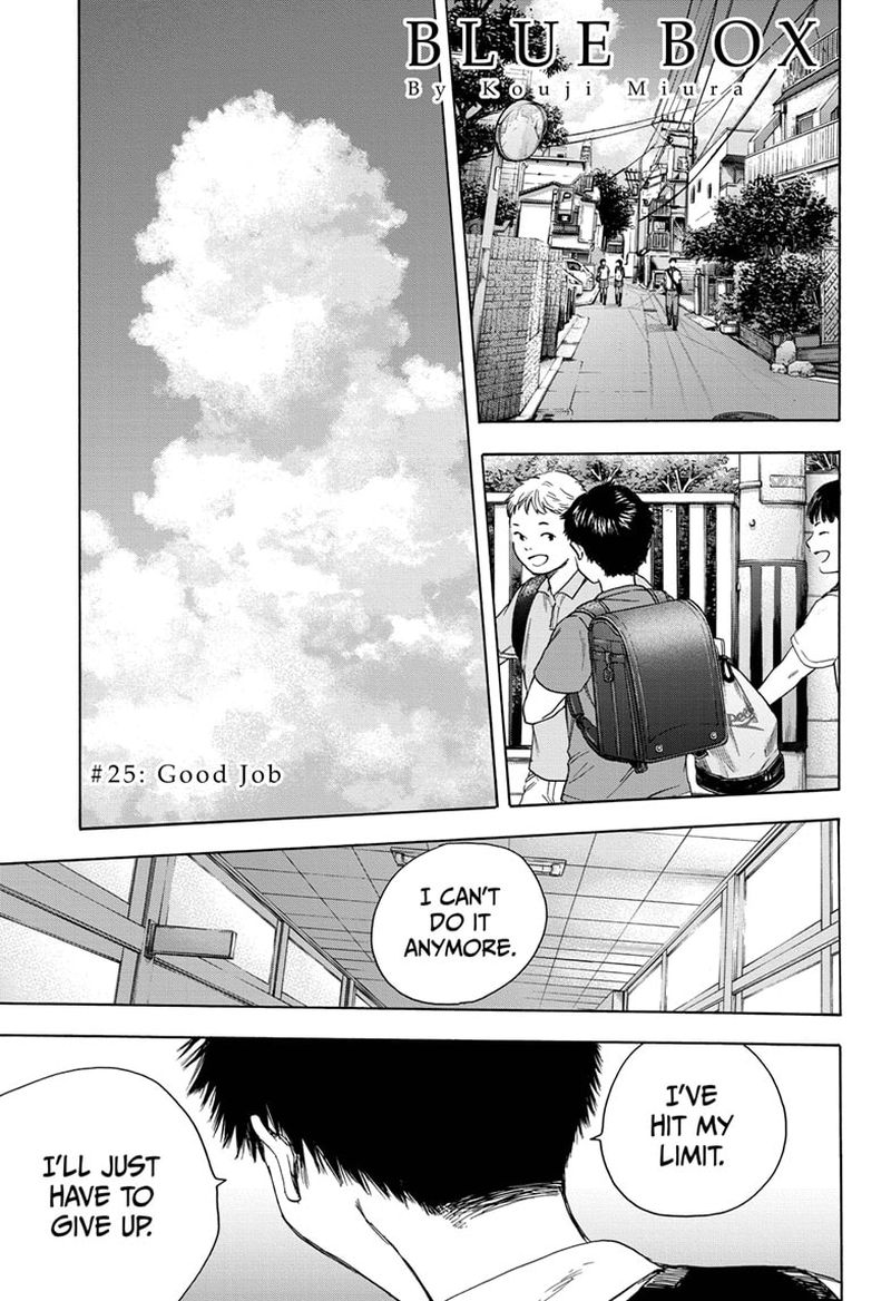 Blue Box Chapter 25 — page 1