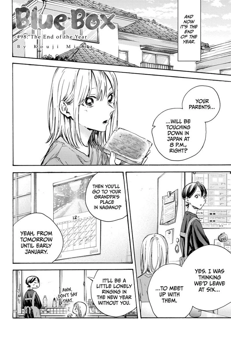 Blue Box Chapter 98 — page 2