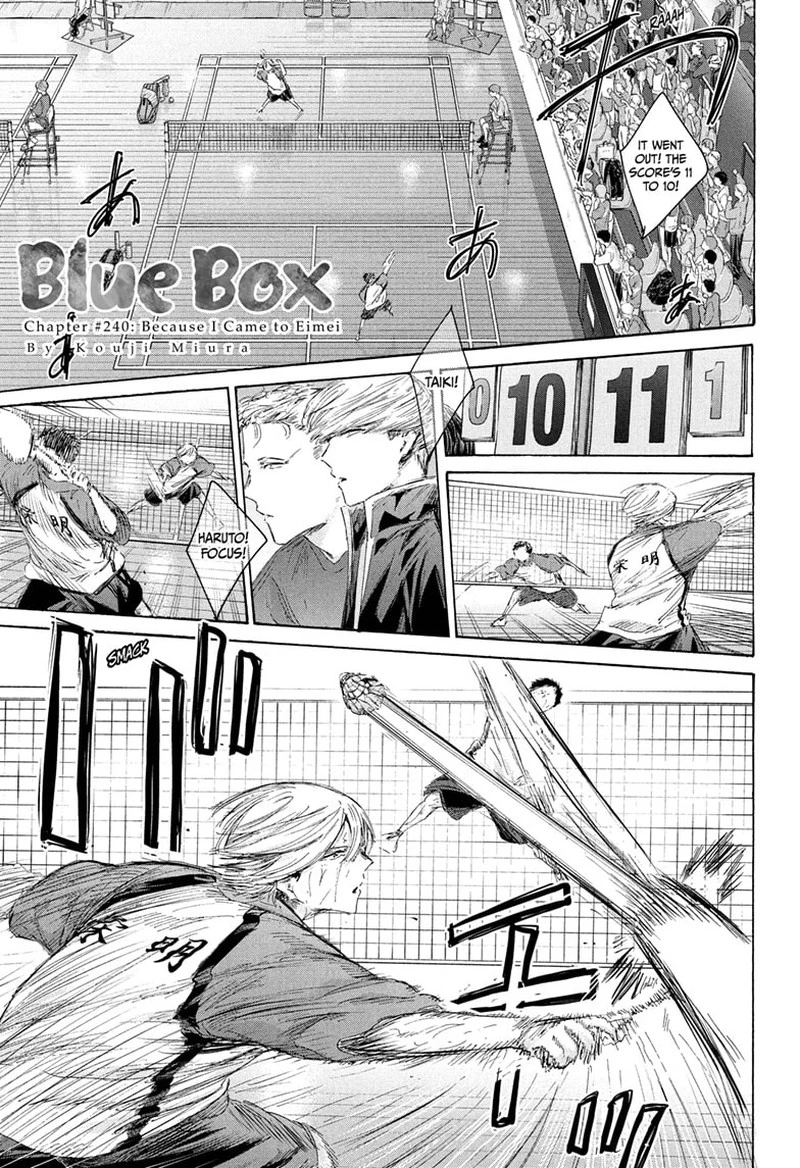 Blue Box Chapter 240 — page 1