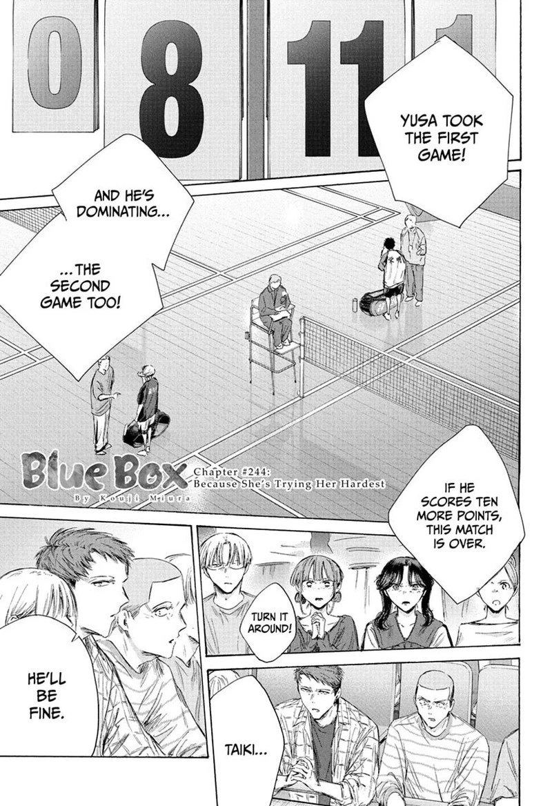 Blue Box Chapter 244 — page 1