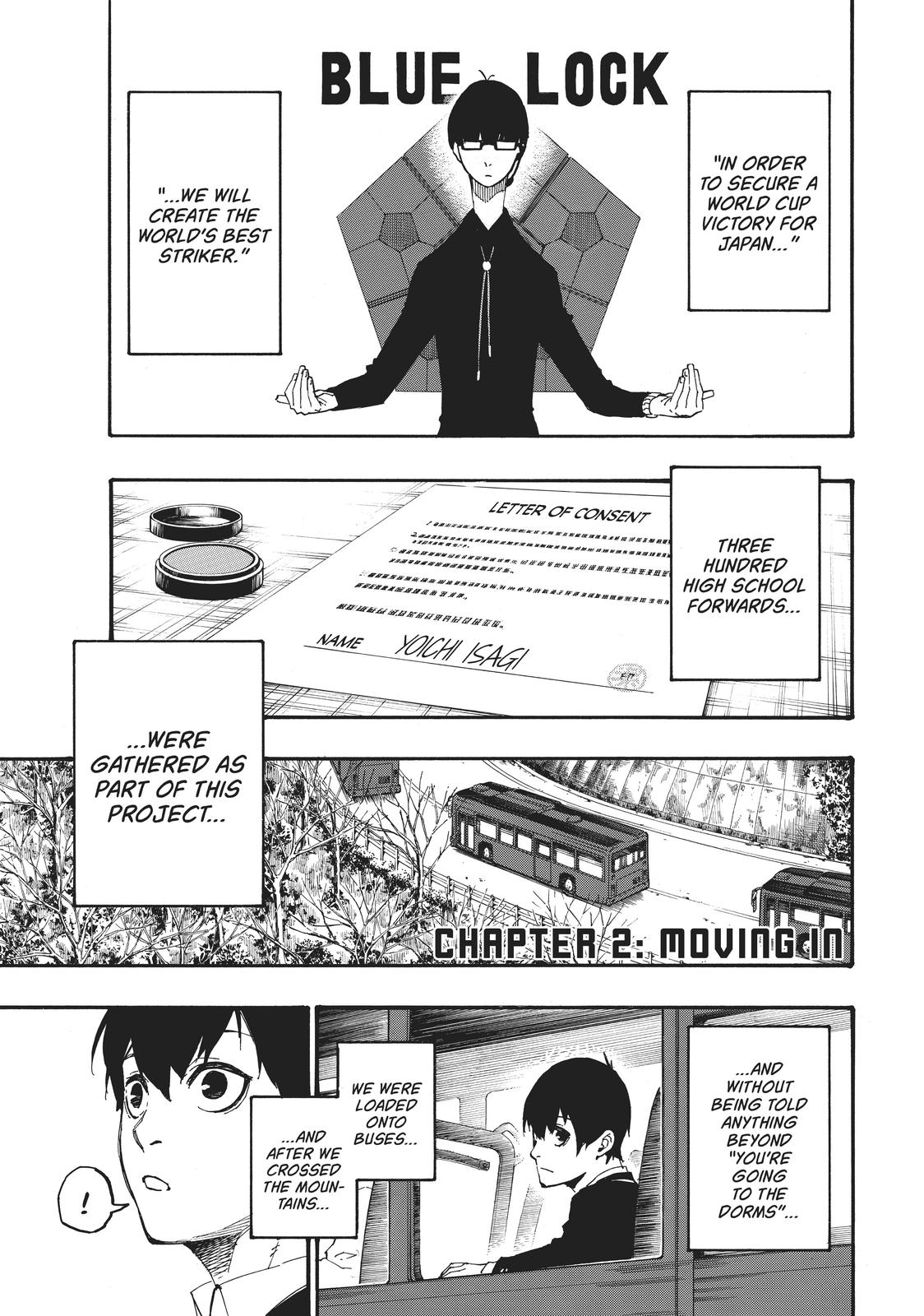 Blue Lock Chapter 2 — page 1