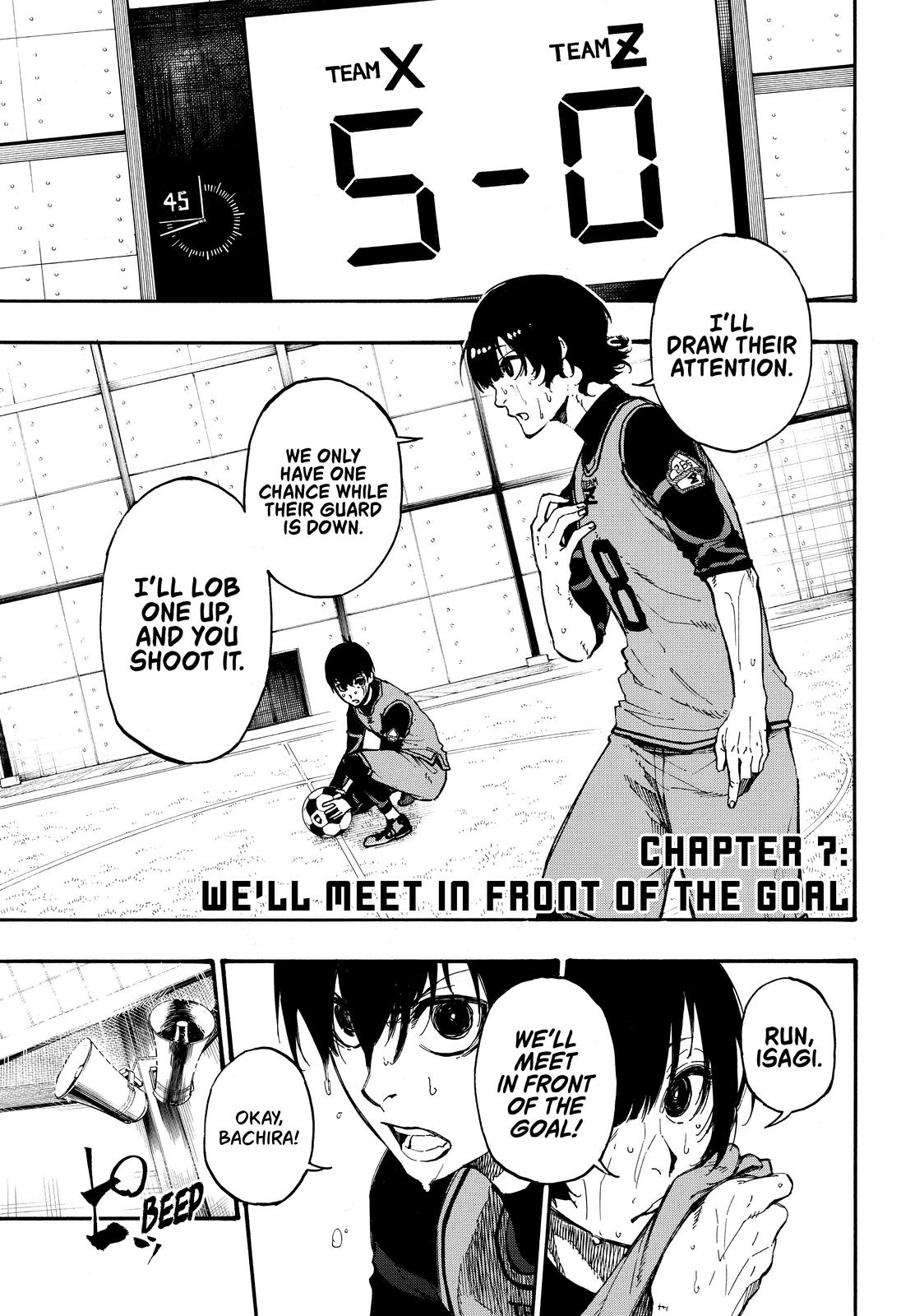 Blue Lock Chapter 7 — page 1