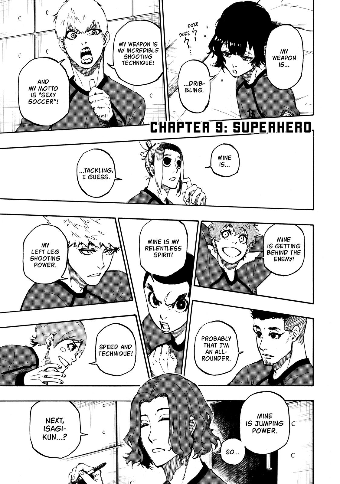 Blue Lock Chapter 9 — page 1