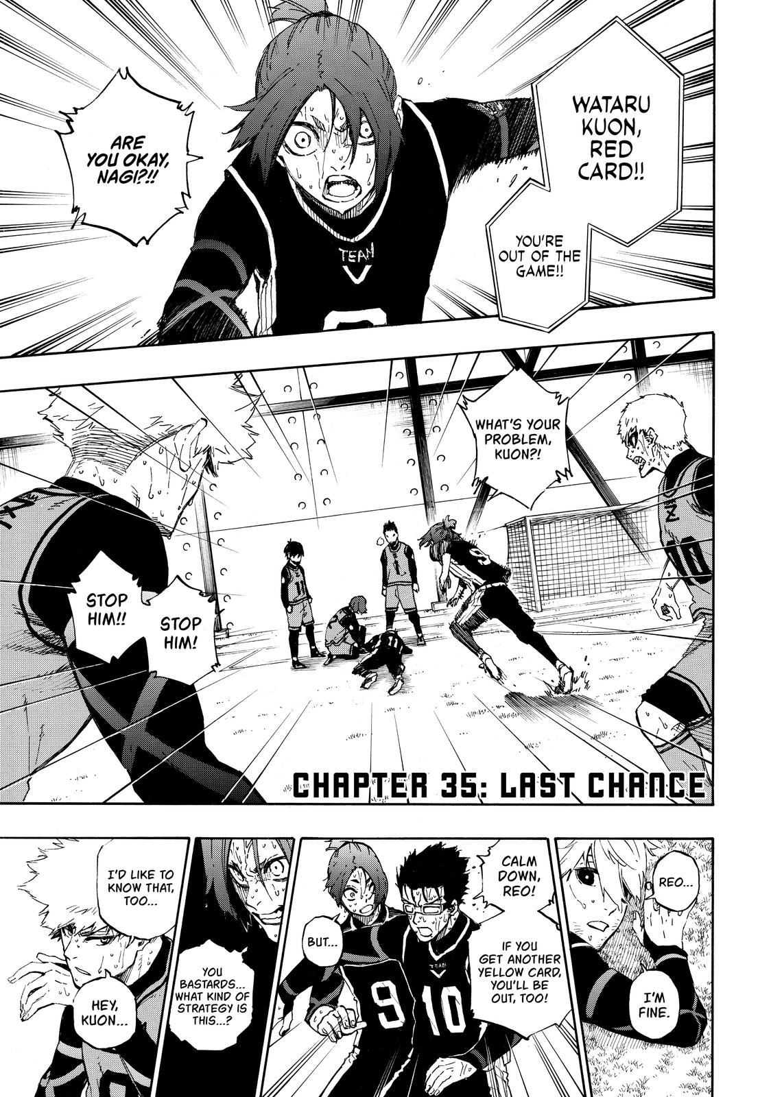 Blue Lock Chapter 35 — page 1