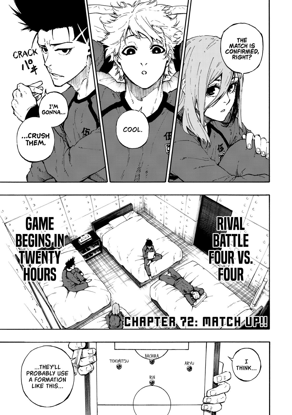 Blue Lock Chapter 72 — page 1