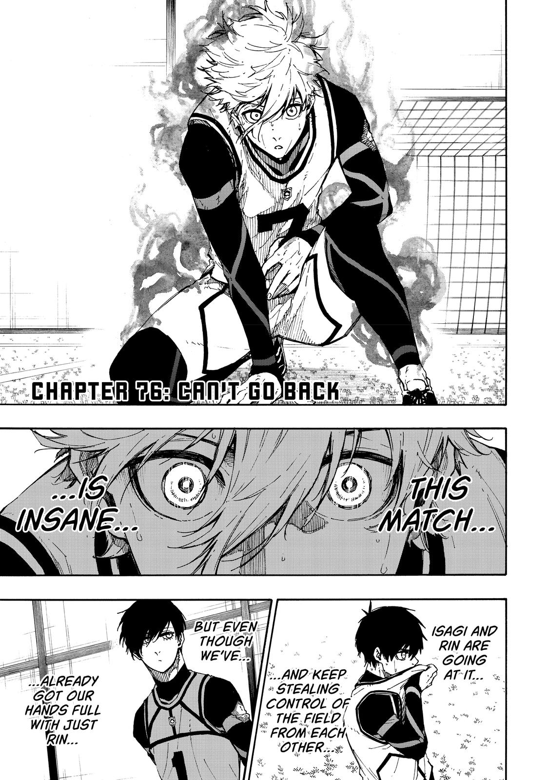Blue Lock Chapter 76 — page 1