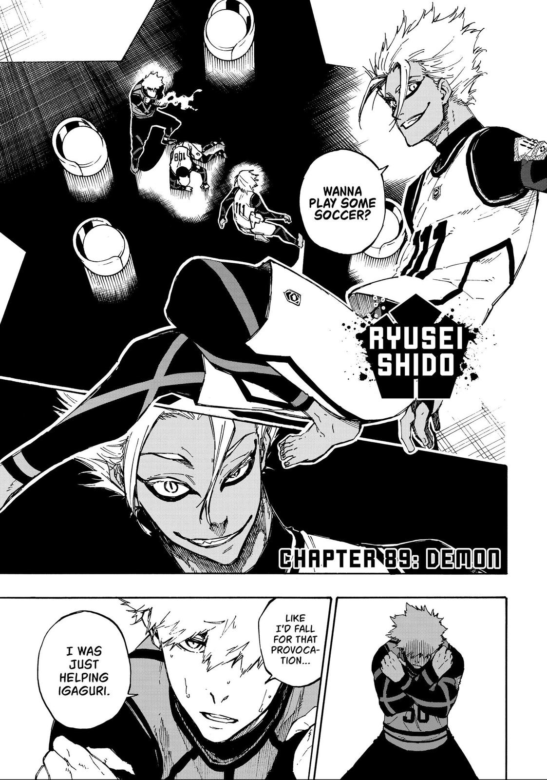 Blue Lock Chapter 89 — page 1