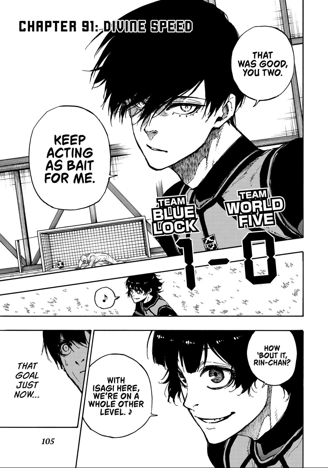 Blue Lock Chapter 91 — page 1