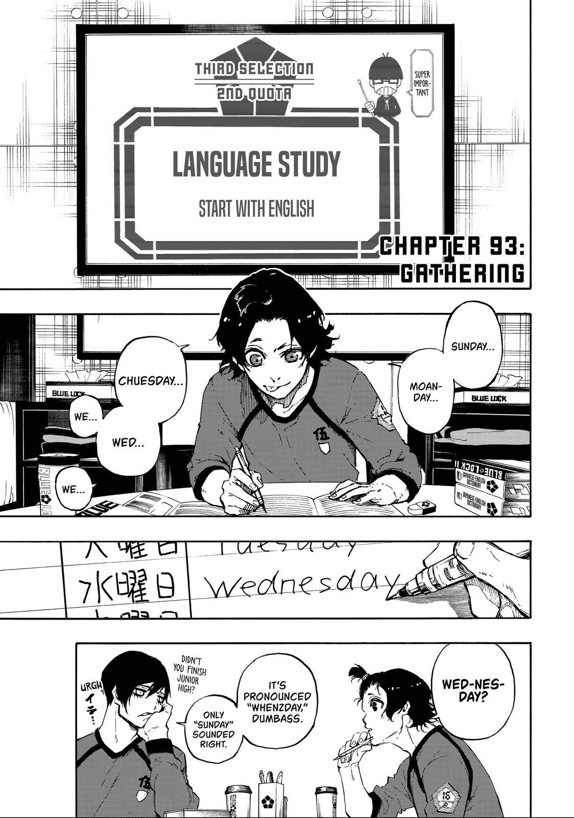 Blue Lock Chapter 93 — page 1
