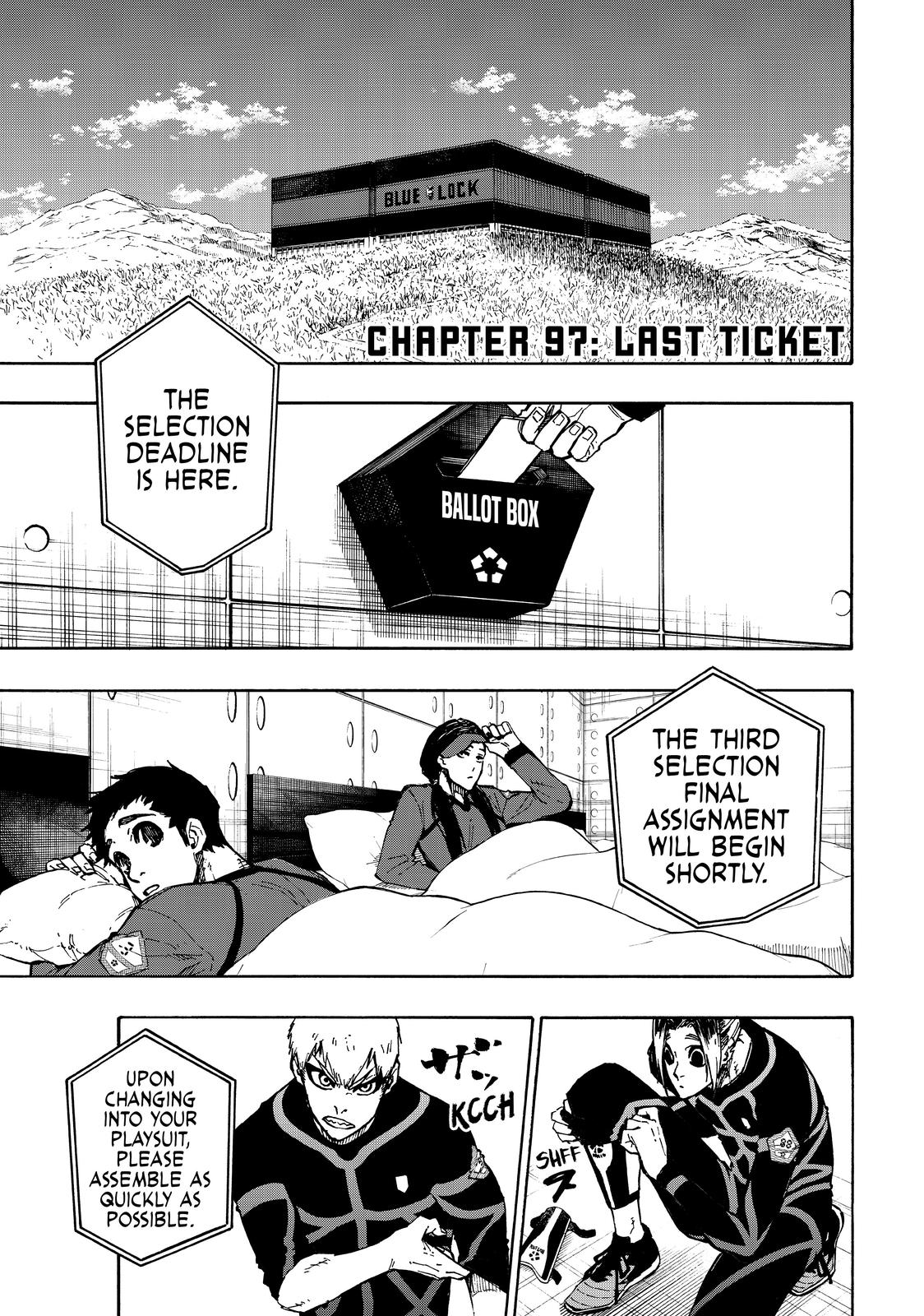 Blue Lock Chapter 97 — page 1