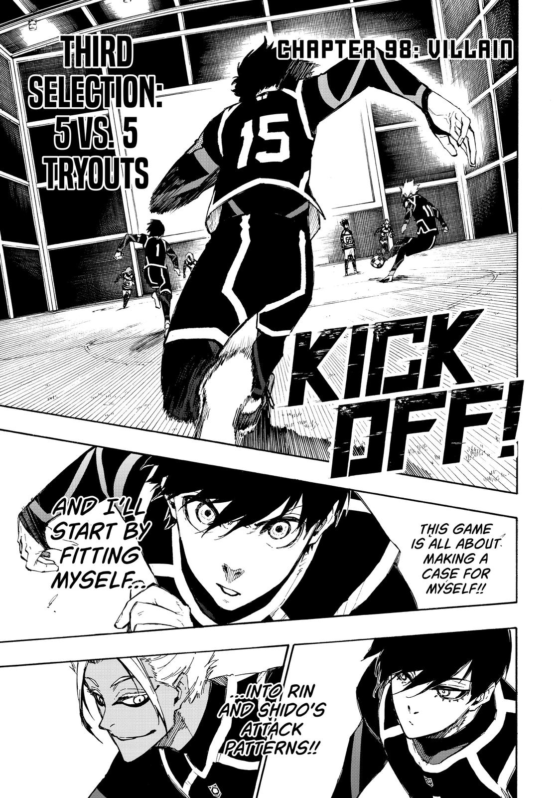 Blue Lock Chapter 98 — page 1