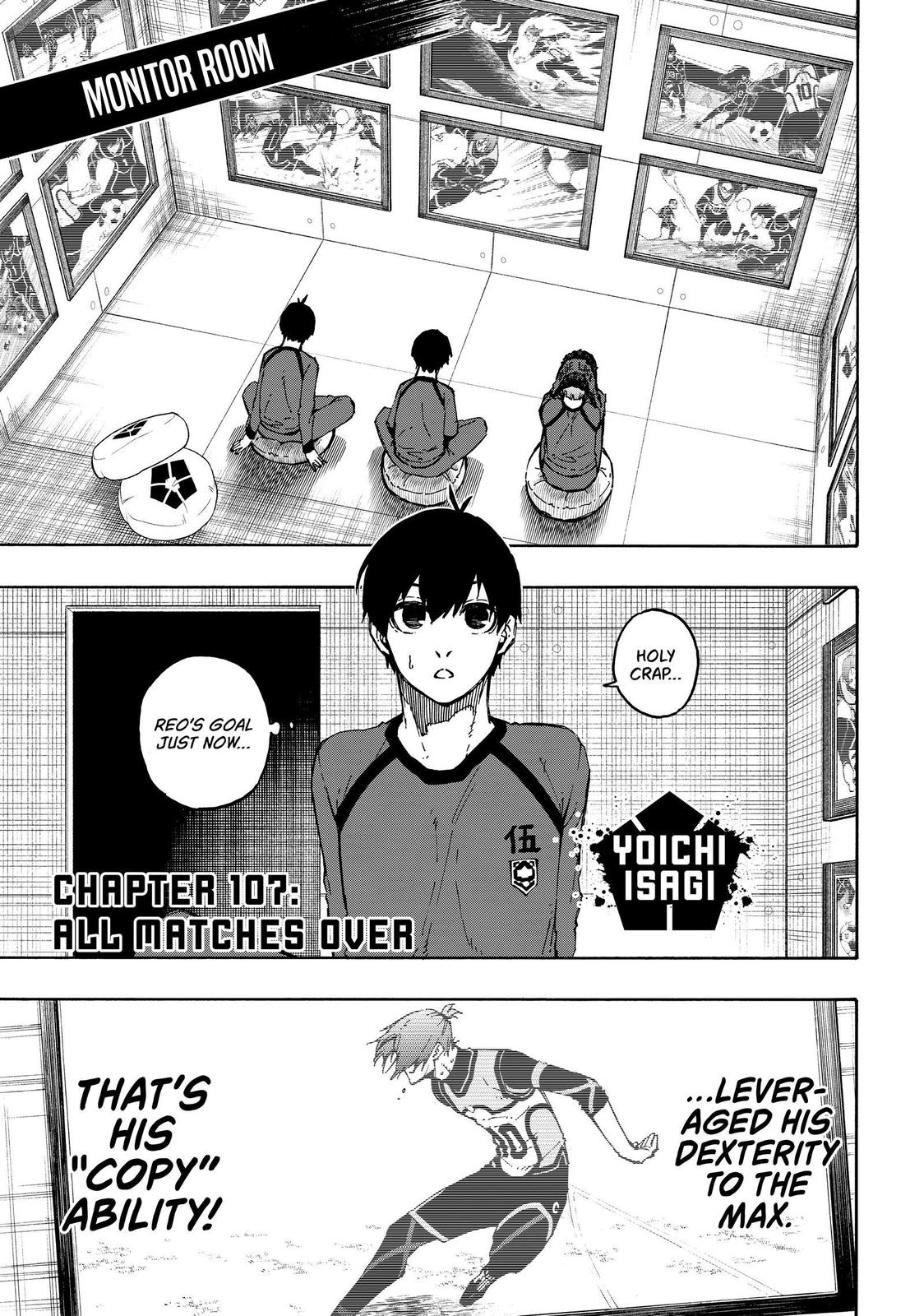Blue Lock Chapter 107 — page 1