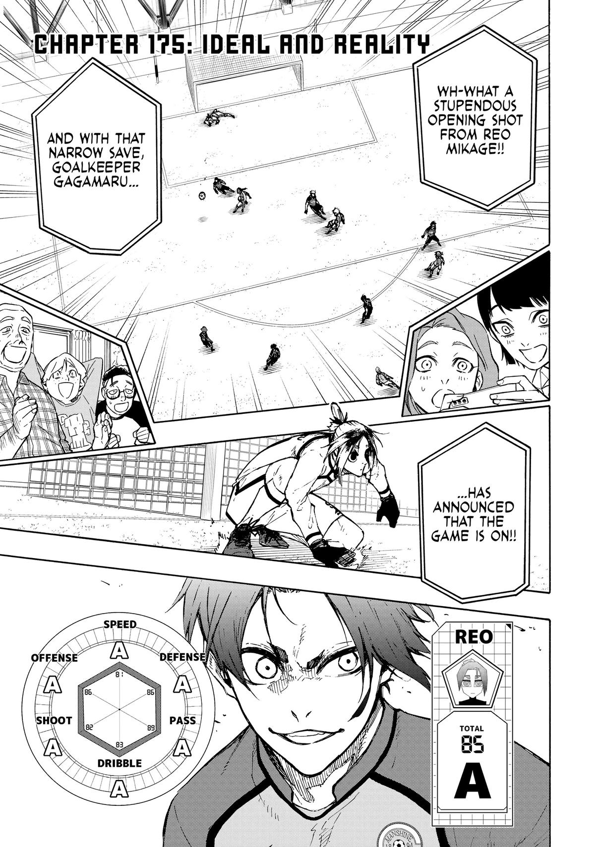 Blue Lock Chapter 175 — page 1