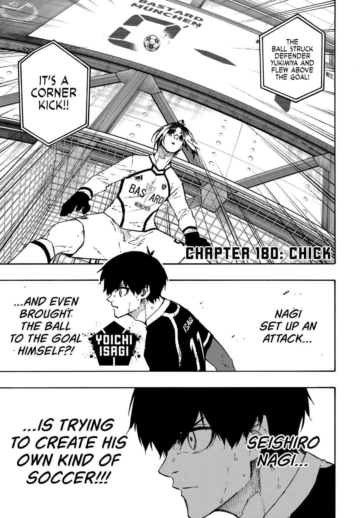 Blue Lock Chapter 180 — page 1