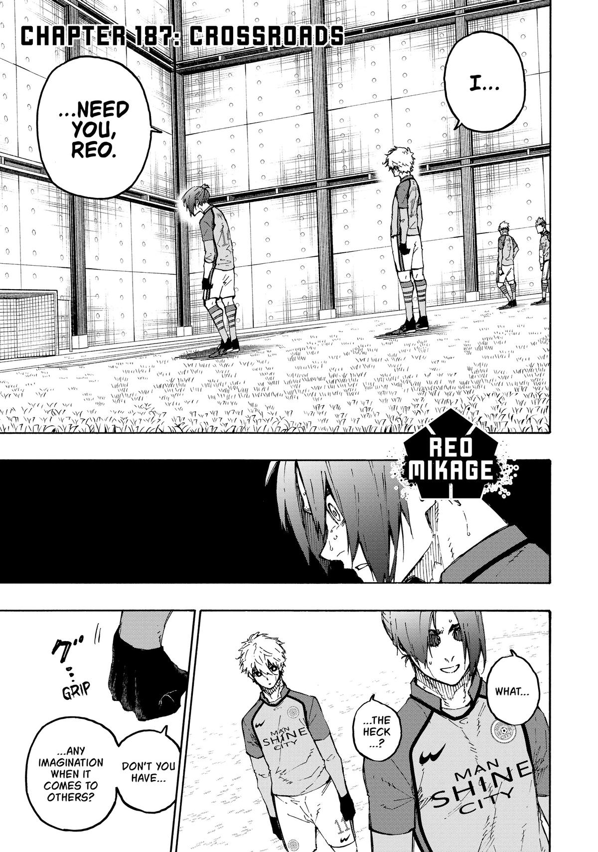 Blue Lock Chapter 187 — page 1