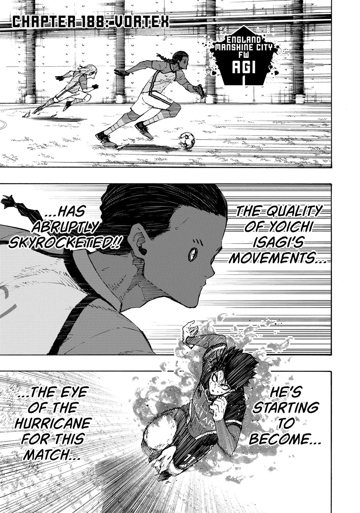 Blue Lock Chapter 188 — page 1